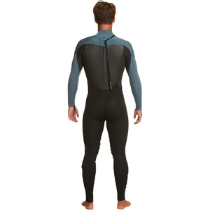 2024 Quiksilver Mens Prologue 4/3mm Back Zip Wetsuit EQYW103221 - Black / Bering